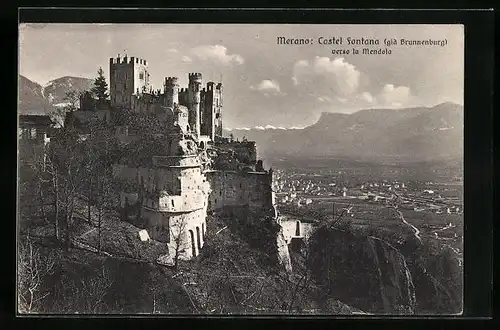 AK Merano, Castello Fontana verso la Mendola