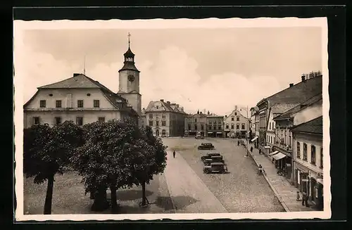 AK Römerstadt, platz aus der Vogelschau