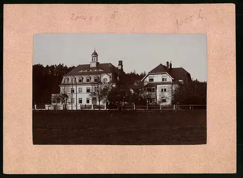 Fotografie Brück & Sohn Meissen, Ansicht Hintergersdorf, Blick auf das Genesungsheim