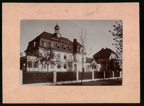 Fotografie Brück & Sohn Meissen, Ansicht Hintergersdorf, Strassenpartie am Genesungsheim