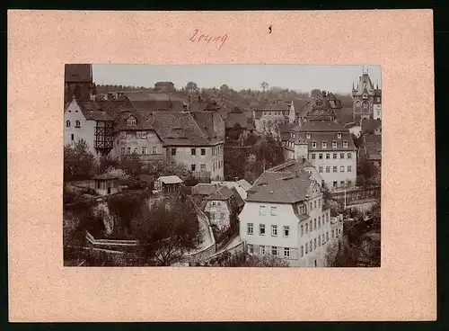 Fotografie Brück & Sohn Meissen, Ansicht Meissen i. Sa., Blick auf die Freiheit, Leinewebergasse, Wohnhäuser