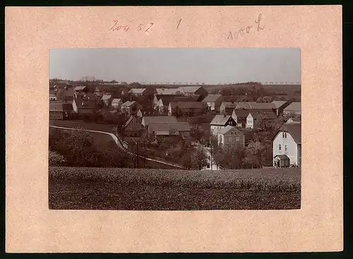 Fotografie Brück & Sohn Meissen, Ansicht Hintergersdorf, Blick über die Dächer der Wohnhäuser
