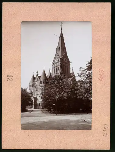 Fotografie Brück & Sohn Meissen, Ansicht Zwickau, Strassenpartie an der Moritzkirche