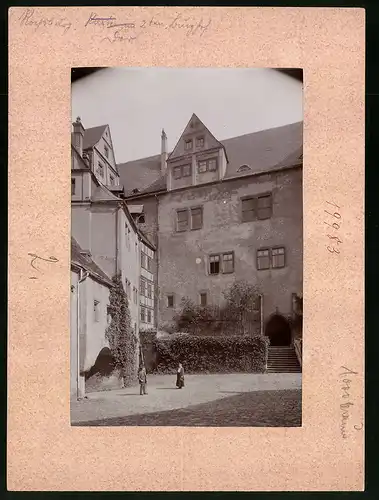 Fotografie Brück & Sohn Meissen, Ansicht Rochsburg, Blick in den 2. Burghof