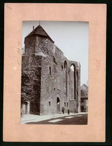 Fotografie Brück & Sohn Meissen, Ansicht Grossenhain, Partie an der Kloster Ruine