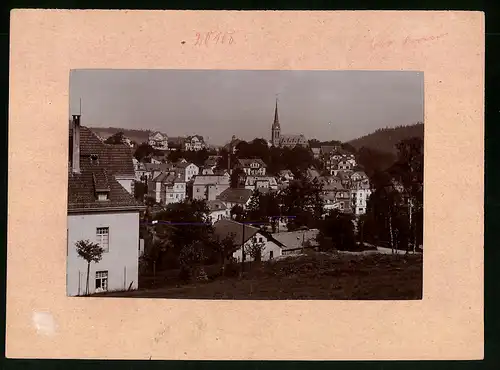 Fotografie Brück & Sohn Meissen, Ansicht Bad Elster, Blick auf die Stadt von Süden aus gesehen