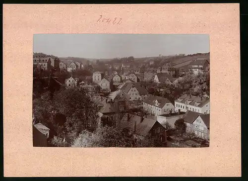 Fotografie Brück & Sohn Meissen, Ansicht Meissen i. Sa., Blick über den Ort nach dem Meisatal