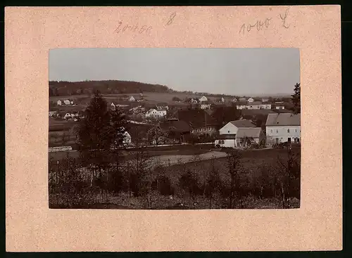 Fotografie Brück & Sohn Meissen, Ansicht Spechtshausen, Teilansicht des Ortes mit Wohnhäusern