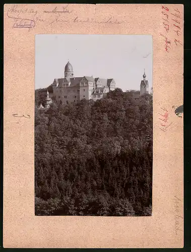 Fotografie Brück & Sohn Meissen, Ansicht Rochsburg, Blick auf das Schloss Rochsburg