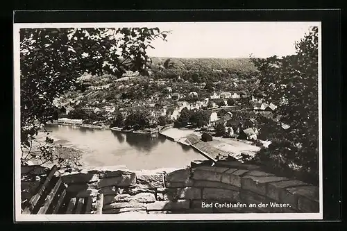 AK Bad Carlshafen an der Weser, Teilansicht