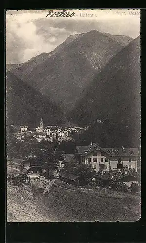 AK Franzensfeste, Panorama mit Unterau