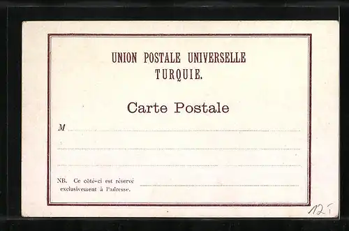 Lithographie Jerusalem, Grabeskirche von hinten gesehen, Garten Gethsemane