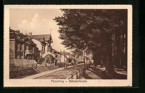 AK Pinneberg, Partie in der Bahnhofstrasse