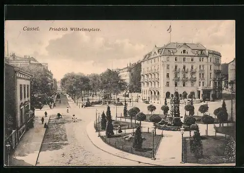 AK Cassel, Partie am Friedrich Wilhelmsplatz