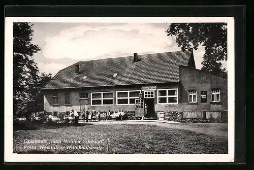 AK Porta Westfalica-Wittekindsberg, Gasthaus zum Wilden Schmied