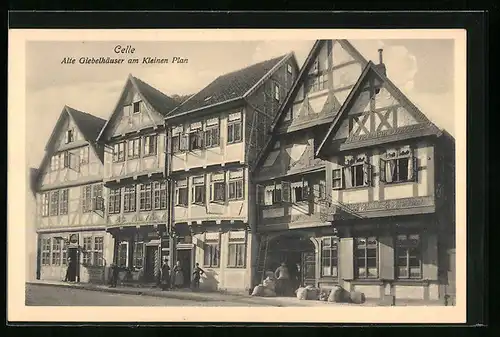 AK Celle, Alte Giebelhäuser am Kleinen Plan