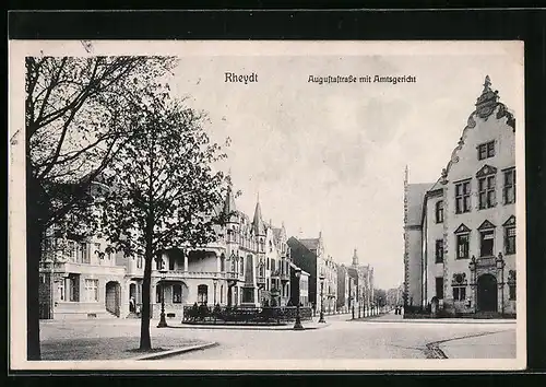 AK Rheydt, Augustastrasse mit Amtsgericht