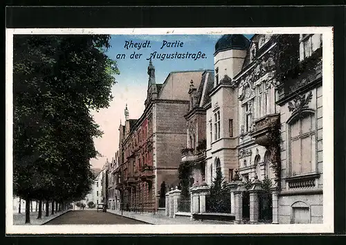 AK Rheydt, Partie an der Augustastrasse