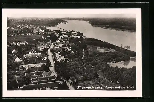 AK Langenleborn, Fliegeraufnahme der Stadt