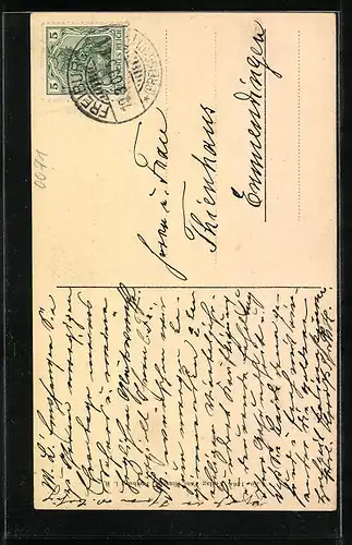 AK Freiburg i. B., Strassenbahn am Martinstor