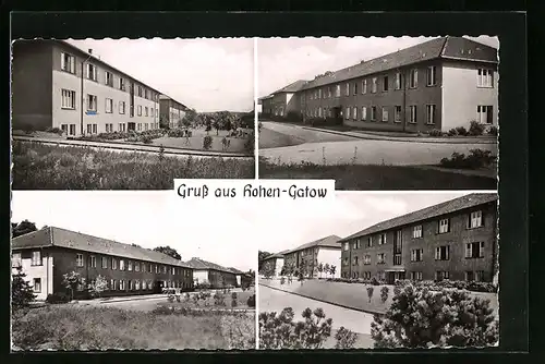 AK Berlin-Gatow, Siedlung Hohen-Gatow - Strassenpartien