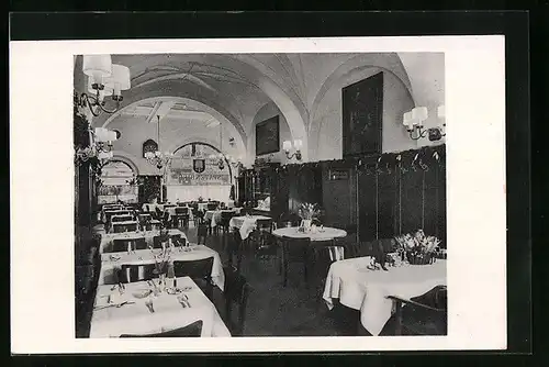 AK Berlin, Gasthaus Zum Spaten, Friedrichstrasse 172, Innenansicht