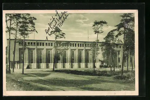 AK Berlin-Charlottenburg, Deutsche Turnschule in der Graditzer Allee