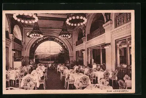 AK Berlin, Gasthaus Zum Löwenbräu am Potsdamer Platz