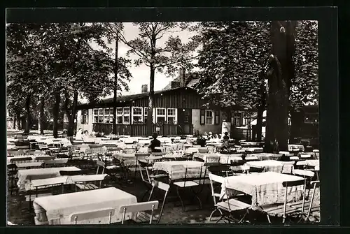 AK Berlin-Wannsee, Restaurant und Cafe Vier Eichen