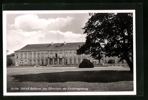 AK Berlin, Schloss Bellevue, das Gästehaus der Reichsregierung