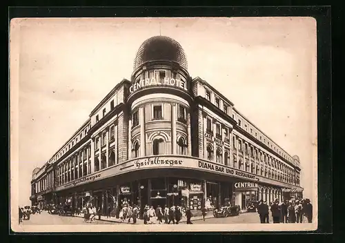 AK Berlin, Central-Hotel am Bahnhof Friedrichstrasse