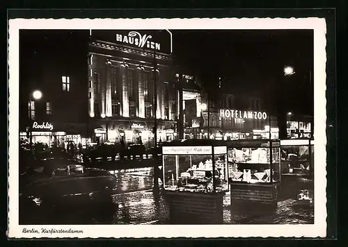 AK Berlin, Haus Wien am Kurfürstendamm