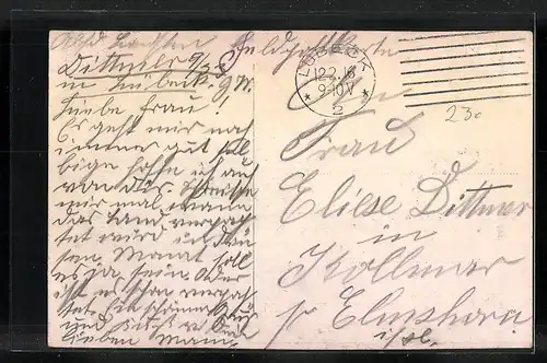 AK Lübeck, Burgtorpanorama mit Kirche