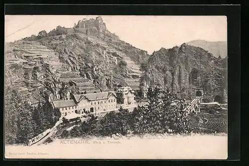 AK Altenahr, Burg und Tunnels