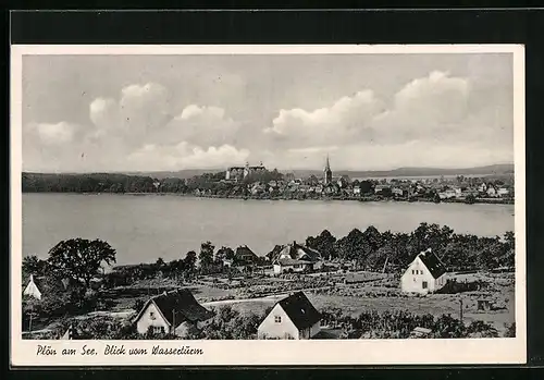 AK Plön am See, Blick vom Wasserturm