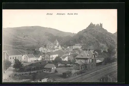 AK Altenahr, Ahrtal mit Ruine Are