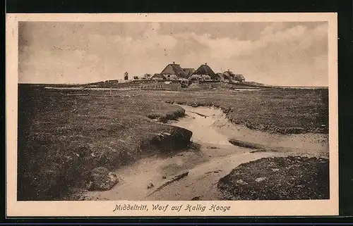 AK Hallig Hooge, Warf Middeltritt