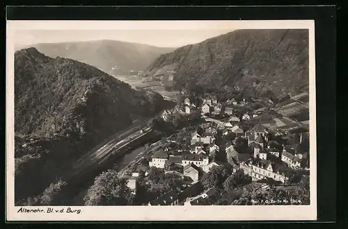 AK Altenahr, Blick von der Burg