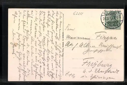 AK Assmannshausen a. Rh., Gasthof zur Krone mit Rheindampfer