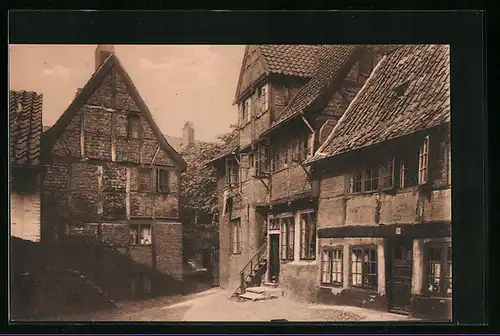 AK Alt-Hamburg, Altstädterstrasse Hof 46