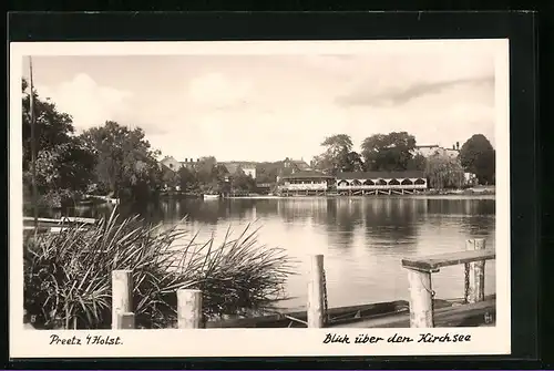 AK Preetz i. Holst., Blick über den Kirchsee