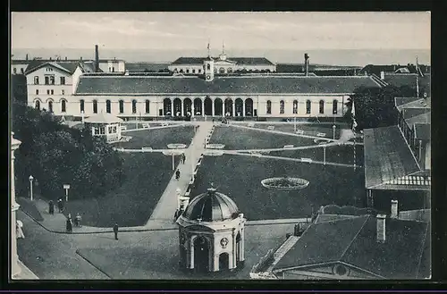 AK Norderney, Kurhausanlagen aus der Vogelschau