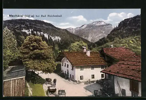 AK Schneizlreuth bei Bad Reichenhall, Gasthaus Mauthäusl