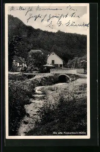 AK Rengsdorf, Die alte Fokkenbach-Mühle