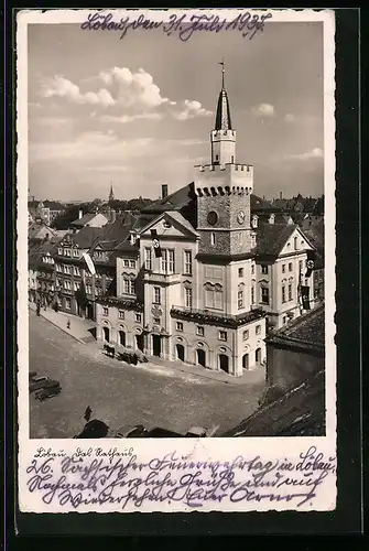 AK Löbau i. Sa., Das Rathaus