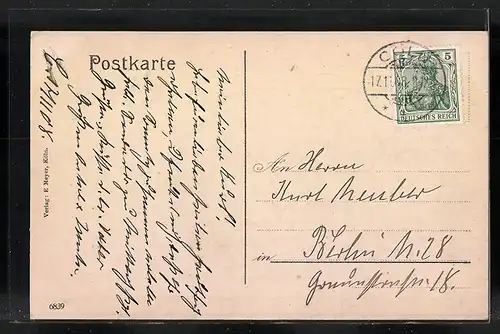 AK Köln a. Rhein, Uferpartie mit dem Dom