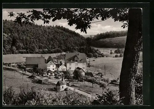 AK Blankenrath /Hunsrück, Blick zum Gasthaus Hanosiusmühle