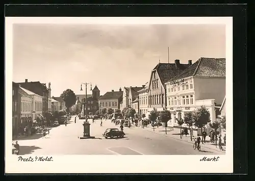 AK Preetz i. Holstein, Blick auf den Markt