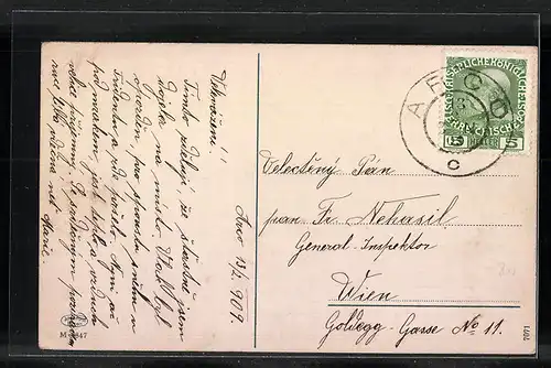 AK Arco, Ortsansicht vom Olivenhain