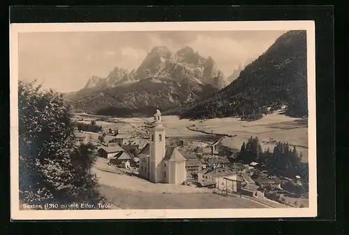 AK Sexten, Teilansicht mit Elfer